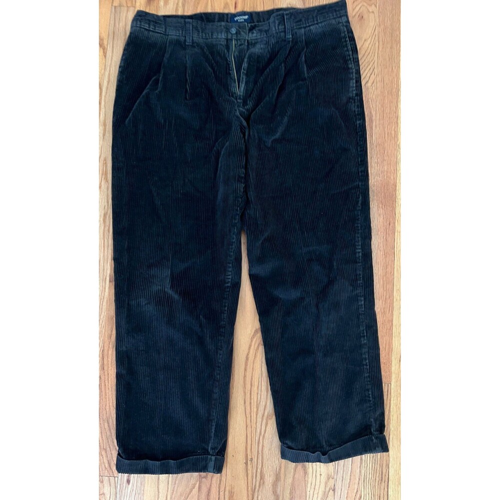 Vintage 90s Y2K Dockers Baggy Corduroy Pants Wide Wale Skater Brown 40‎ x 29